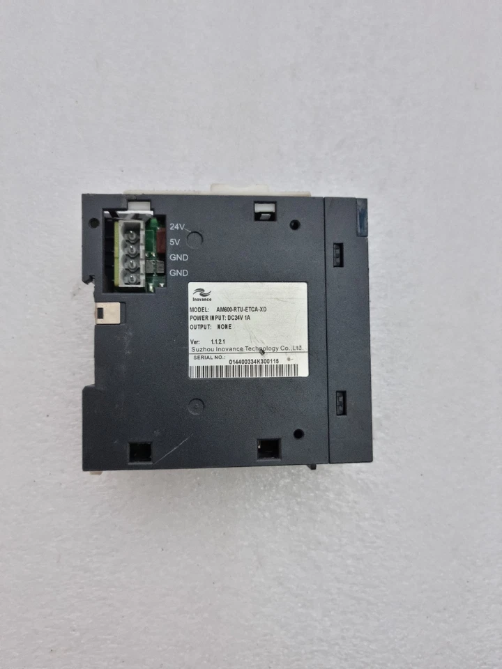 INOVANCE AM600-RTU-ETCA-XD EtherCAT PLC Remote Module 24VDC (Cosmetic Damaged)